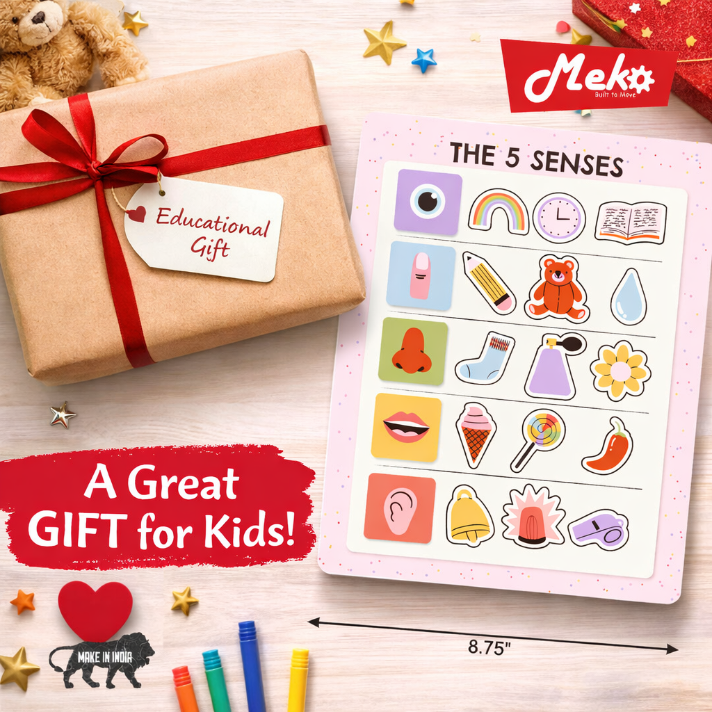 5 Senses Wooden Learning Puzzle for Kids